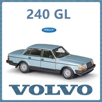 welly 124 volvo 240 gl sports car simulation alloy car model crafts decoration collection toy tools gift