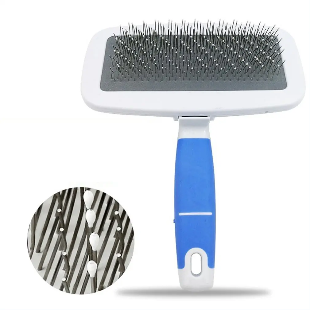 

Pet Needle Combs With Non-Slip Handle Small Medium Dog Hair Brushes Hair Removal Knotting Comb Grooming Supplies For Dogs Cats