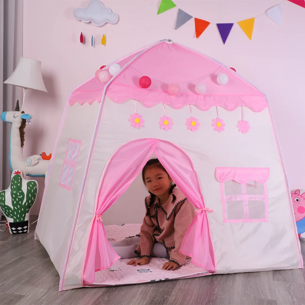 

Children's Tent Indoor Play House Home Large Space Girl Tent Outdoor Toy Birthday Gift For Girls