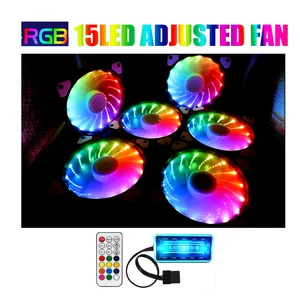 Подставка для ПК с RGB-подсветкой и 15 Светодиодный дами, 12 см, 120 мм