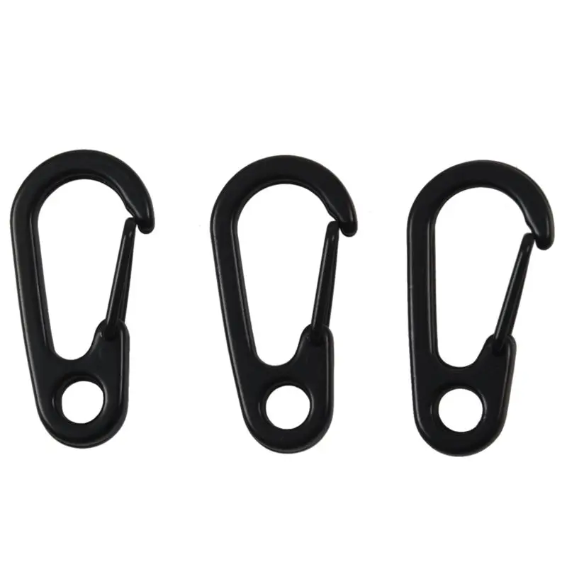 10X пластиковая пряжка для ключей карабин шнурок зажим 30 мм|Уличные инструменты| |