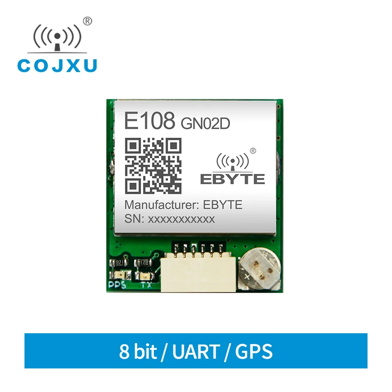 

NMEA0183V4.1 10Khz 2.8V GPS GLONASS GALILEO QZSS SBAS 6pin DIP Satellite Positioning Module cojxu E108-GN02D