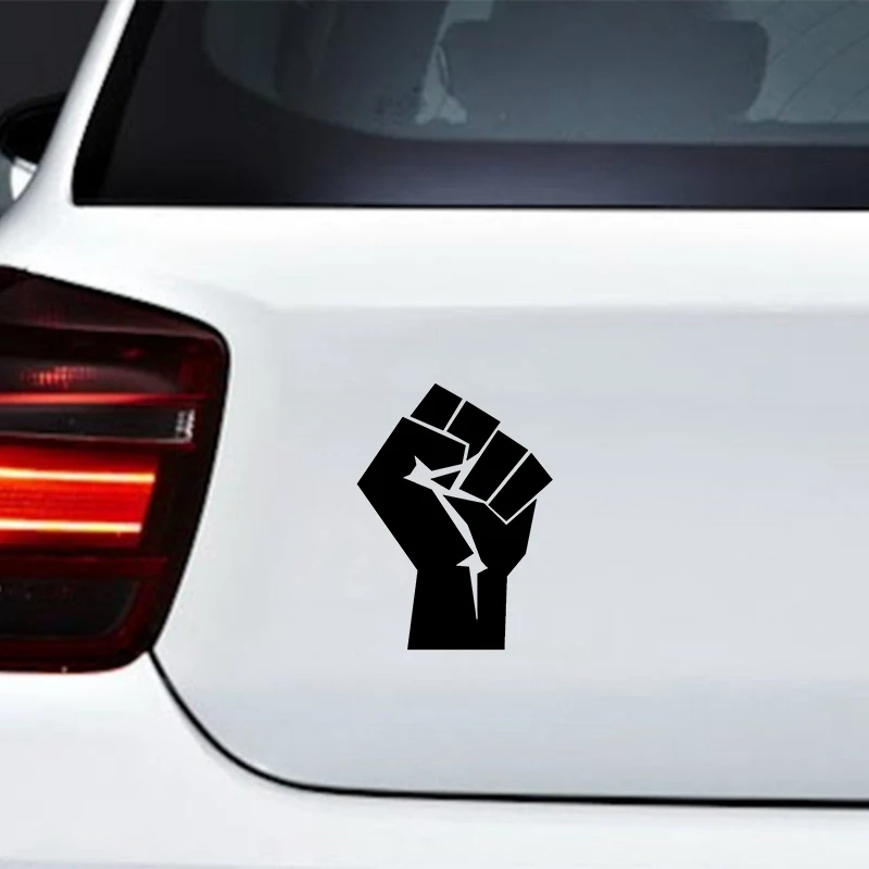 

Creative Angry Fist Graphic Hand Reflective Anti-UV Accessories Personality PVC 20cm X 14cm Car Stickers Decal