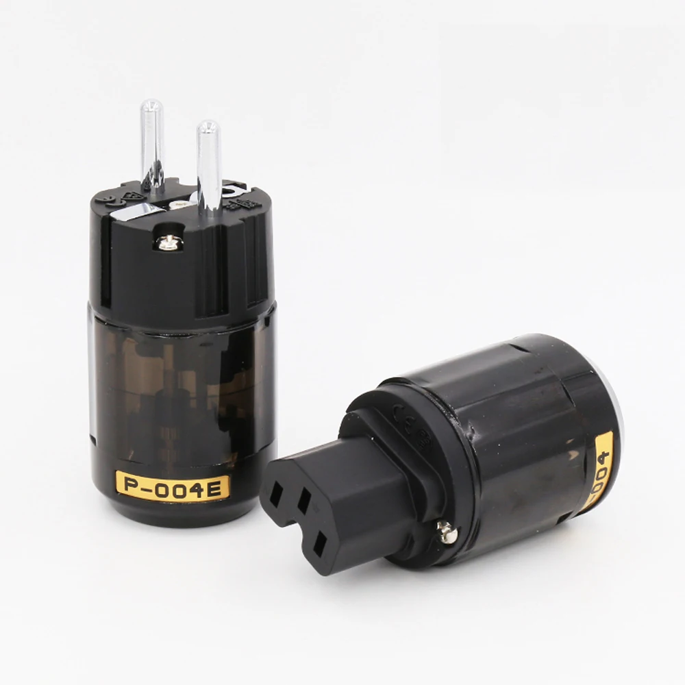 Высококачественный шнур питания Hi-Fi вилка усилителя мощности звуковых частот 24K