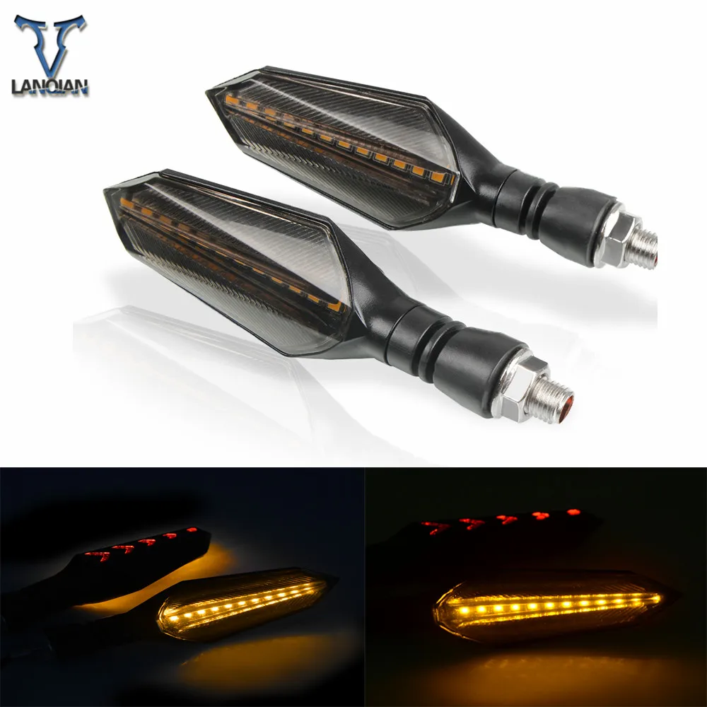 

Motorcycle Accessories LED plastic Turn Signal Lamps Lights Lamp Motobike For Kawasaki H2/H2R ZZR 1400 ZX1400 ZX10R 2015-2018