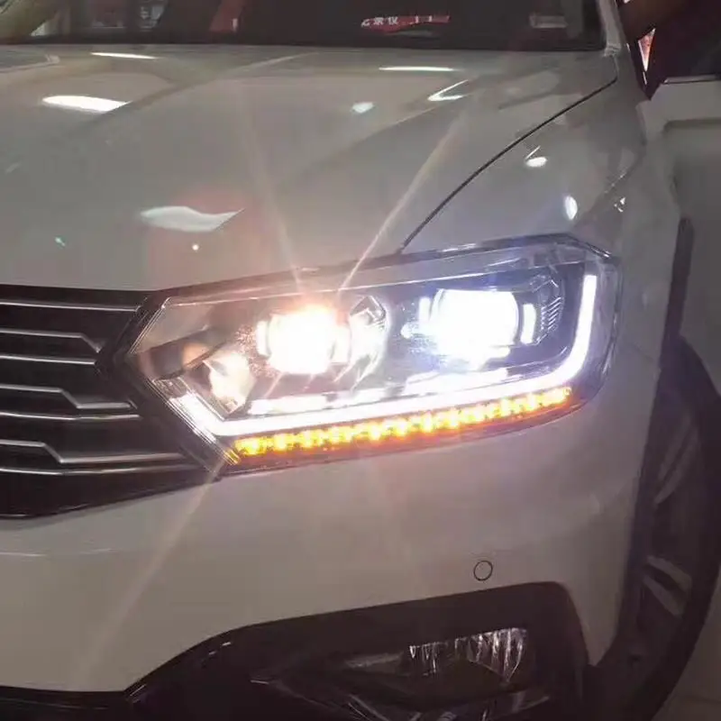 Neblineros Running Exterior Luces Led Para Авто Cob фары передние противотуманные задние Автомобильные фары в сборе 16 17 для Volkswagen Bora