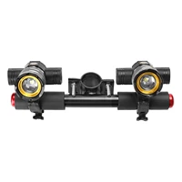 150lm xm l t6 led headlight with handlebar for xiaomi m365 electric scooter zoomable 1200mah battery usb rechargeable front lamp