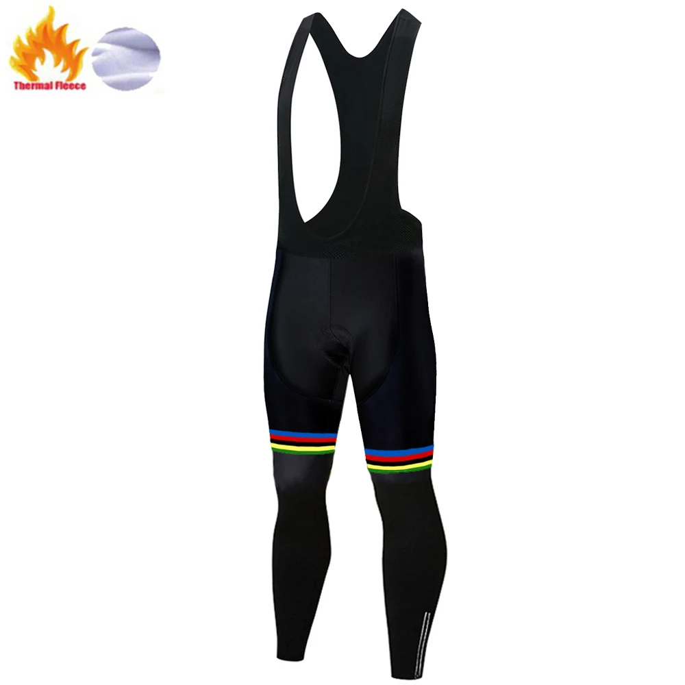 2020 Радужная велосипедная Джерси Зимняя флисовая одежда для велоспорта зимняя
