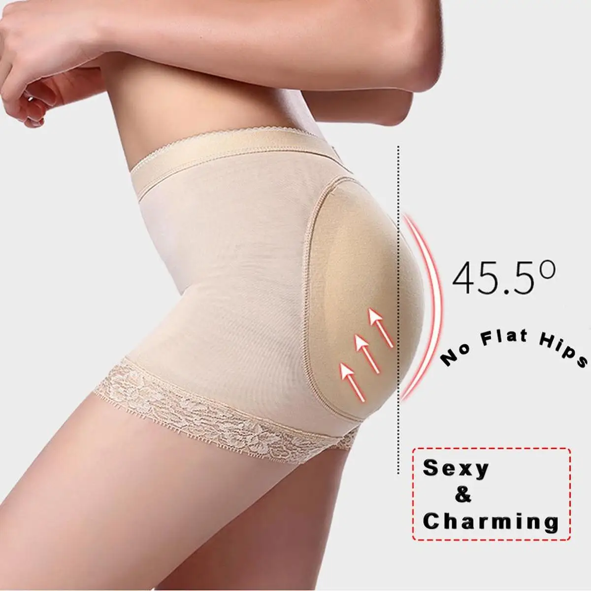 Joyshaper Women Butt Lifter Padded Panties Hip Enhancer Body Shaper Lace Shapewear Safety Panty Seamless Briefs Push Up Tights | Женская