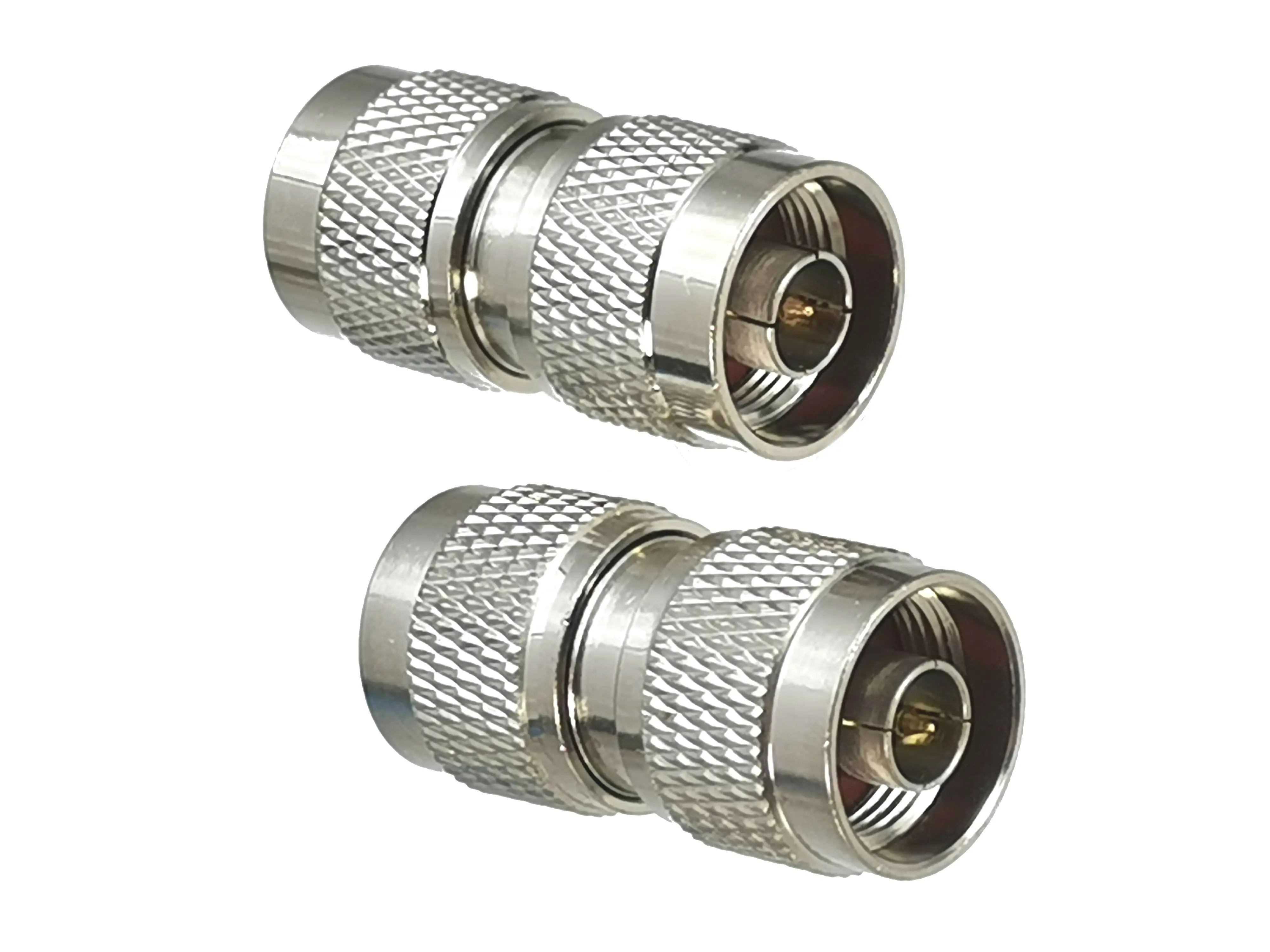 1pcs Connector Adapter N Male Plug to N Male Plug RF Coaxial Converter Straight New Brass