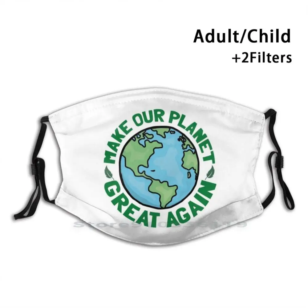 

Сделайте нашу планету великолепной снова напечатав многоразовый фильтр Pm2.5 Сделай Сам маска для рта дети земля окружающей среды сделать на...