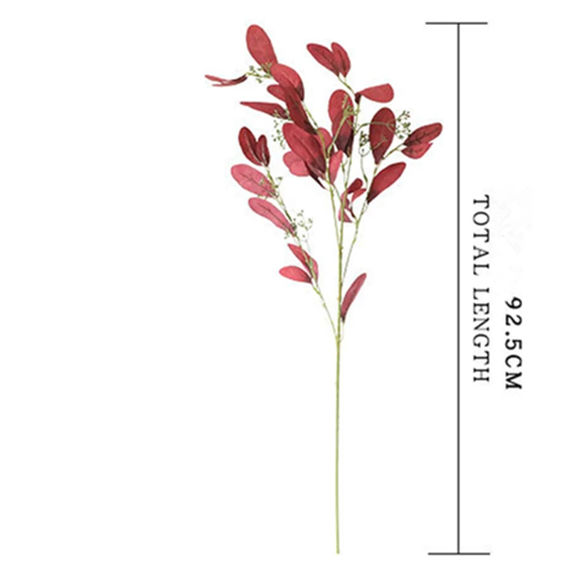

6Pcs Simulation Stachys Leaf Artificial Plants for Bedroom Decor Fake Plants Home Decor Wedding Wall Backdrop Tree Branch Leaves