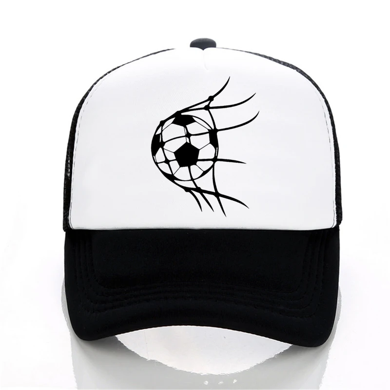 

Soccering Evolution Of Footballer Shot Baseball cap Men women summer Mesh cool hat adjustable snapback hats bone
