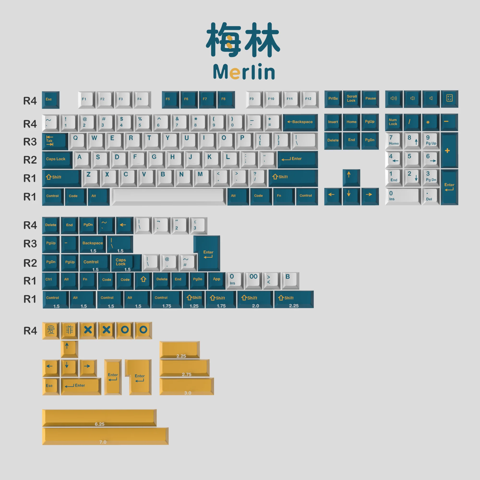 1 Set GMK 8008 Olivia Arctic Botanical Taro Jamon Black Lotus DMG Red Samurai Keycaps ABS Double Shot Cherry Profile Key Caps images - 6