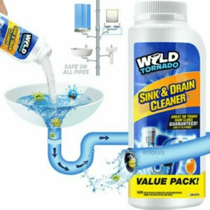 Мощный дренажный агент для трубопроводов, Мощный Очиститель слива раковины для кухонной канализации, инструменты для очистки сливов и труб крупным планом