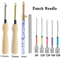 punch needles embroidery stitching punch needle poking cross stitch tools knitting needle handmaking sewing needles