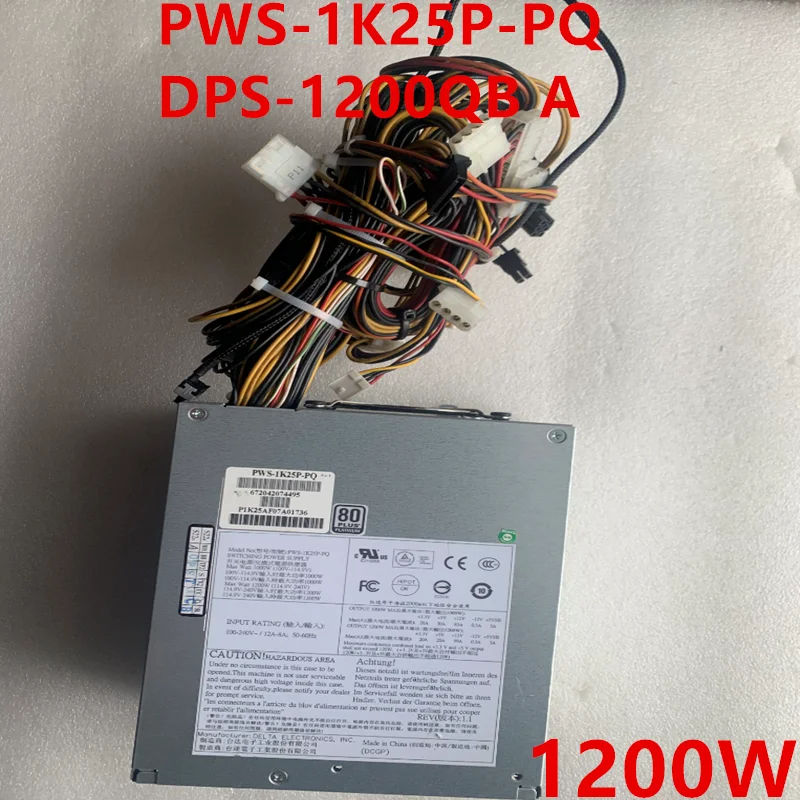 Новый оригинальный блок питания для Supermicro 1200W Питание PWS 1K25P PQ DPS 1200QB A|Блоки