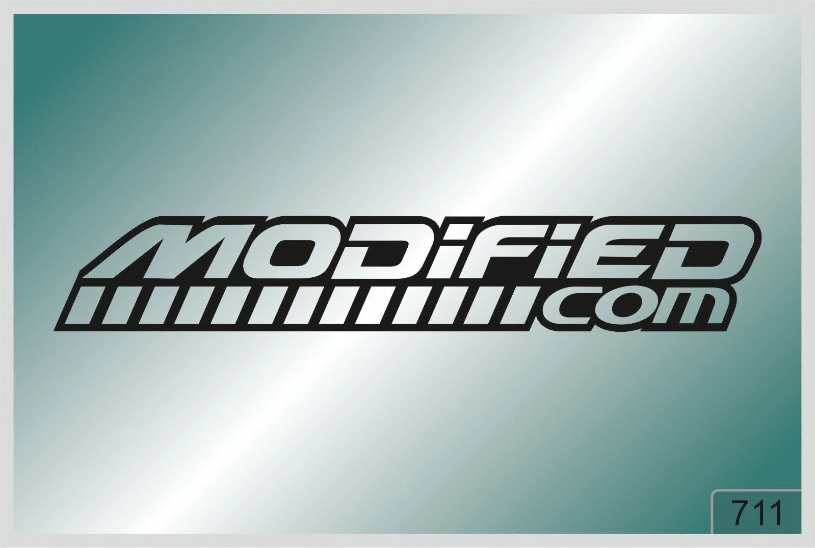 

For Modified -2 pcs. stickers HIGH QUALITY DECALS different colors 711