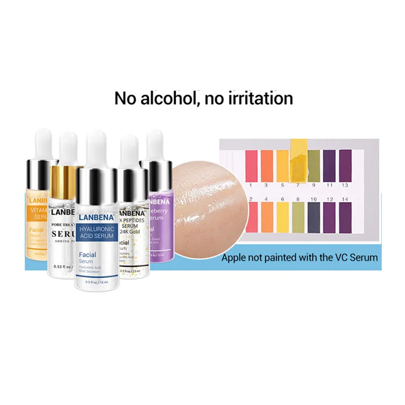 LANBENA Гиалуроновая кислота Сыворотки Vitamina C уход за кожей лица Сыворотки! Шесть