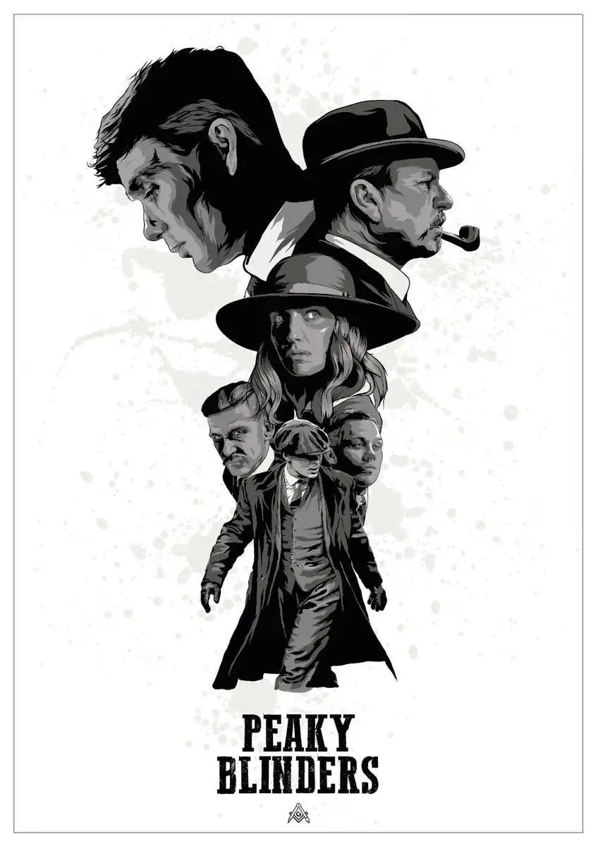 11 Популярный британский Бандитский Гангстер сериал Peaky Blinders семейная декоративная живопись постер настенное искусство без рамки o872 - Цвет: 11
