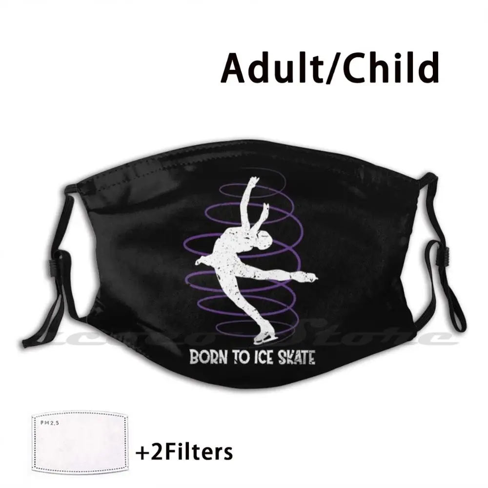 Маска для фигурного катания на коньках Сделай Сам моющийся фильтр Pm2.5 рот тренд