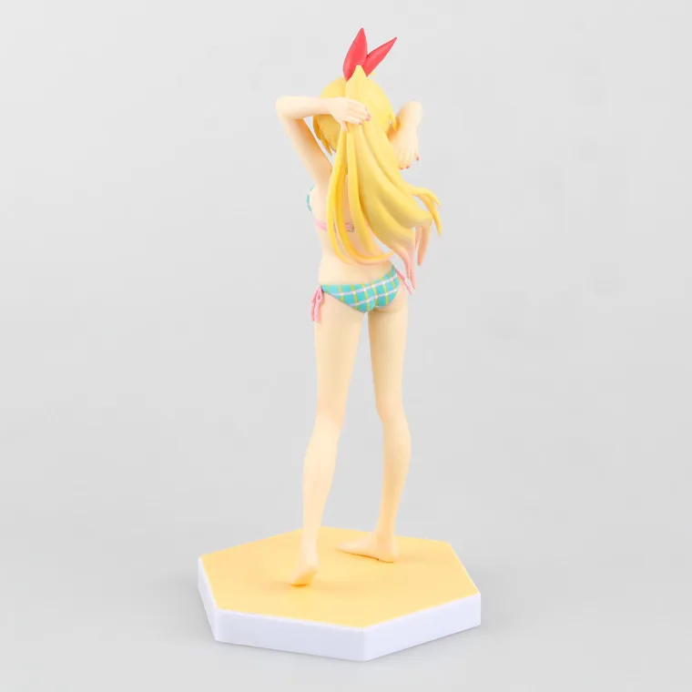 Японская аниме экшн-фигурка Nisekoi Kirisaki Chitoge Queen купальник бикини Ver 16 см модель из
