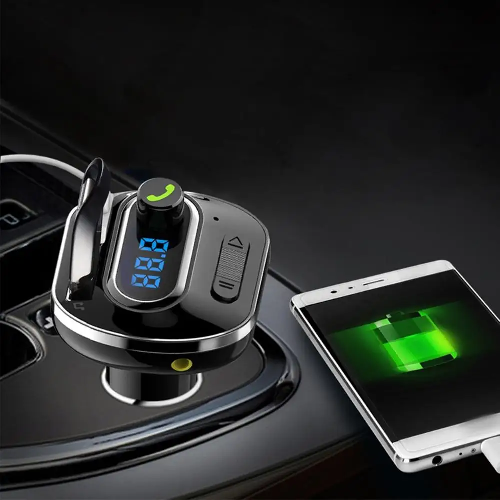 T19 Автомобильный MP3-плеер Hands-Free автомобильный fm-передатчик автомобильное