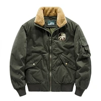 men jacket winter flight bomber jackets warm thermal outwear coats for male top clothing large size m 5xl windbreak padded coat