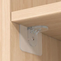 creative partition board paste hook wardrobe layered support hole free bracket