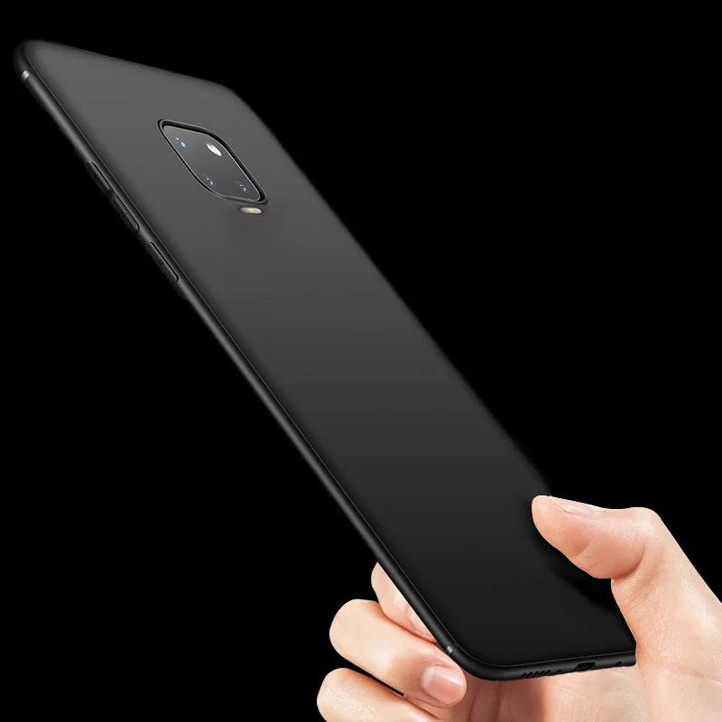 Чехол для Xiaomi Redmi Note 9S Ультратонкий Мягкий матовый Силиконовый чехол-бампер из