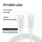 Кабель PD 100 Вт usb-cUSB Type C, для Huawei, Xiaomi Mi, Redmi, Macbook Pro, Samsung