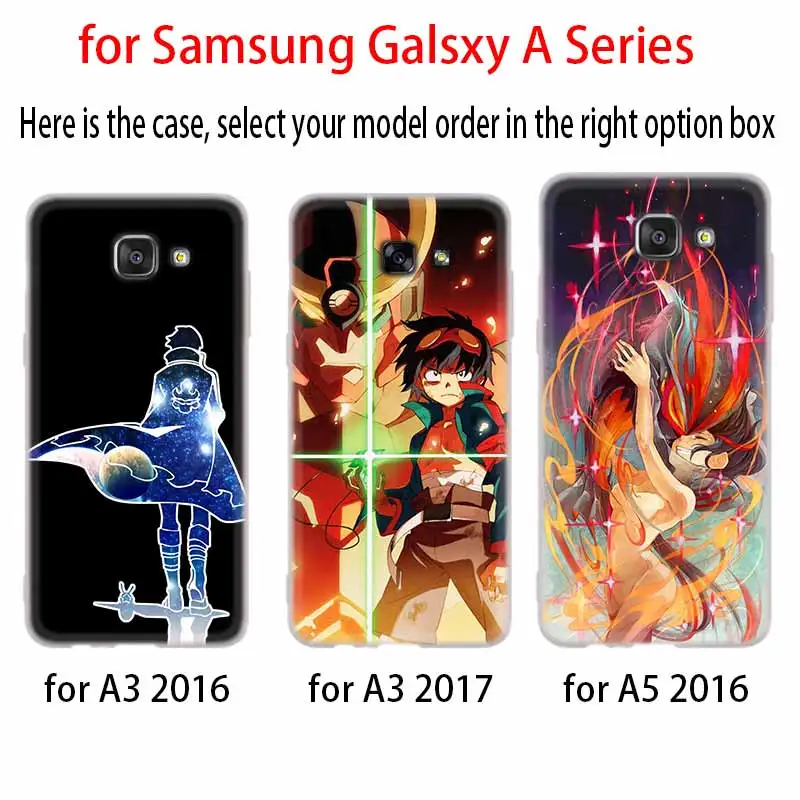 Tengen Toppa Gurren Lagann 2 чехол силиконовый для Samsung A50 A70 A80 A30 A40 A90 A6 A8 A9 A7 A5 A3 Plus 2018 2017 2016