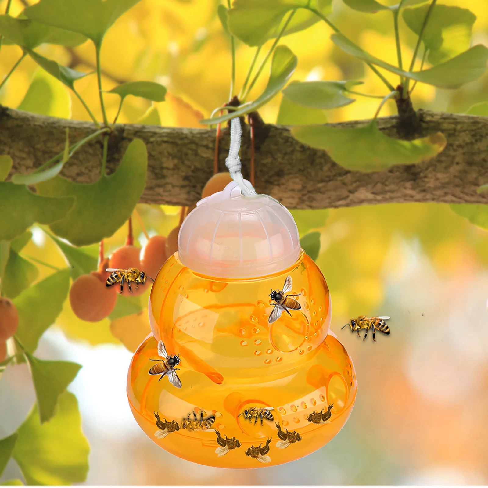 

Ловушка для пчел, пчел, ловушка для ОС Hornets, желтые куртки, Отпугиватель для отпугивания осы, ловушка для огорода, подвесные ловушки для домаш...