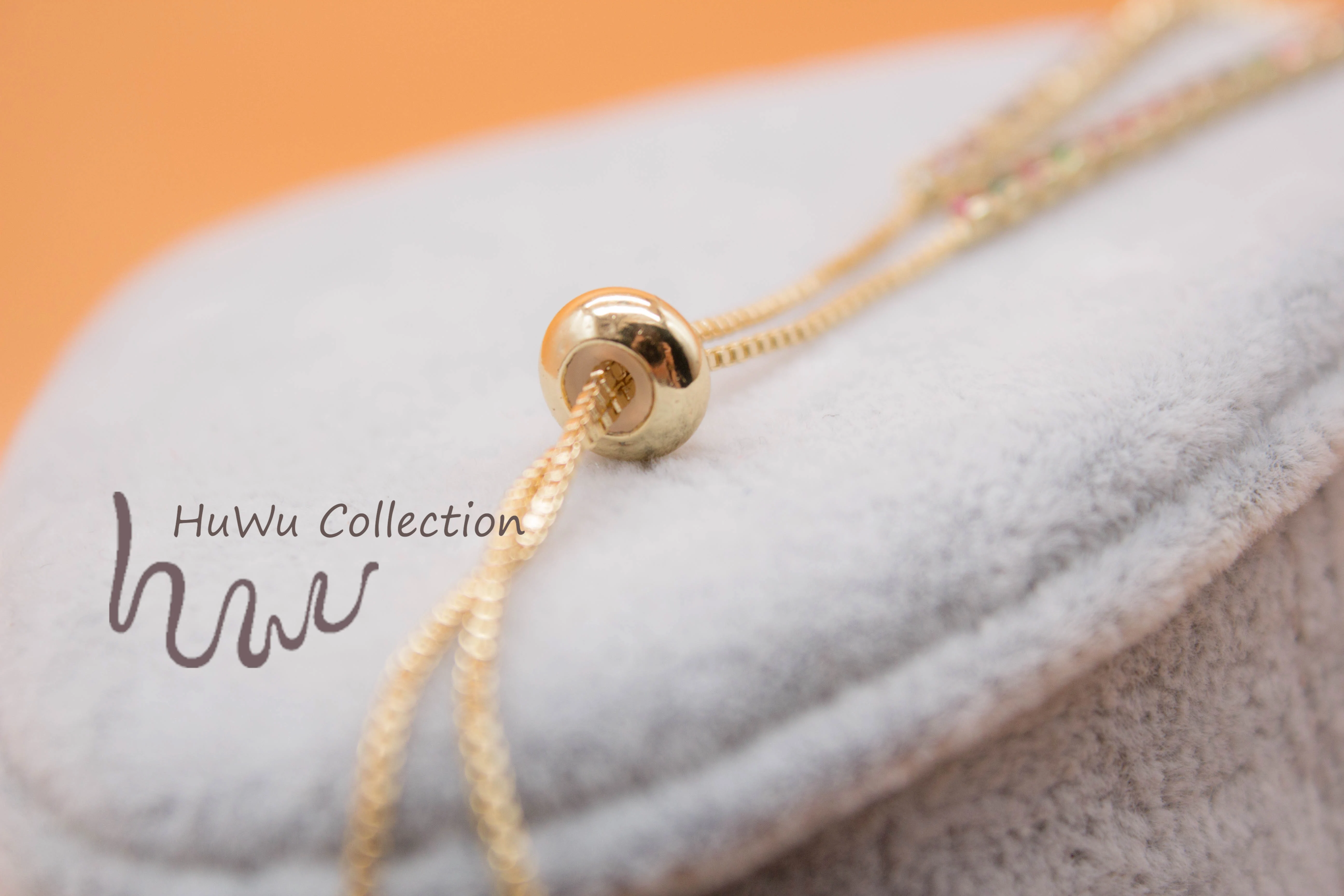 Женский красочный регулируемый браслет в Радужном стиле с цирконами медная цепь