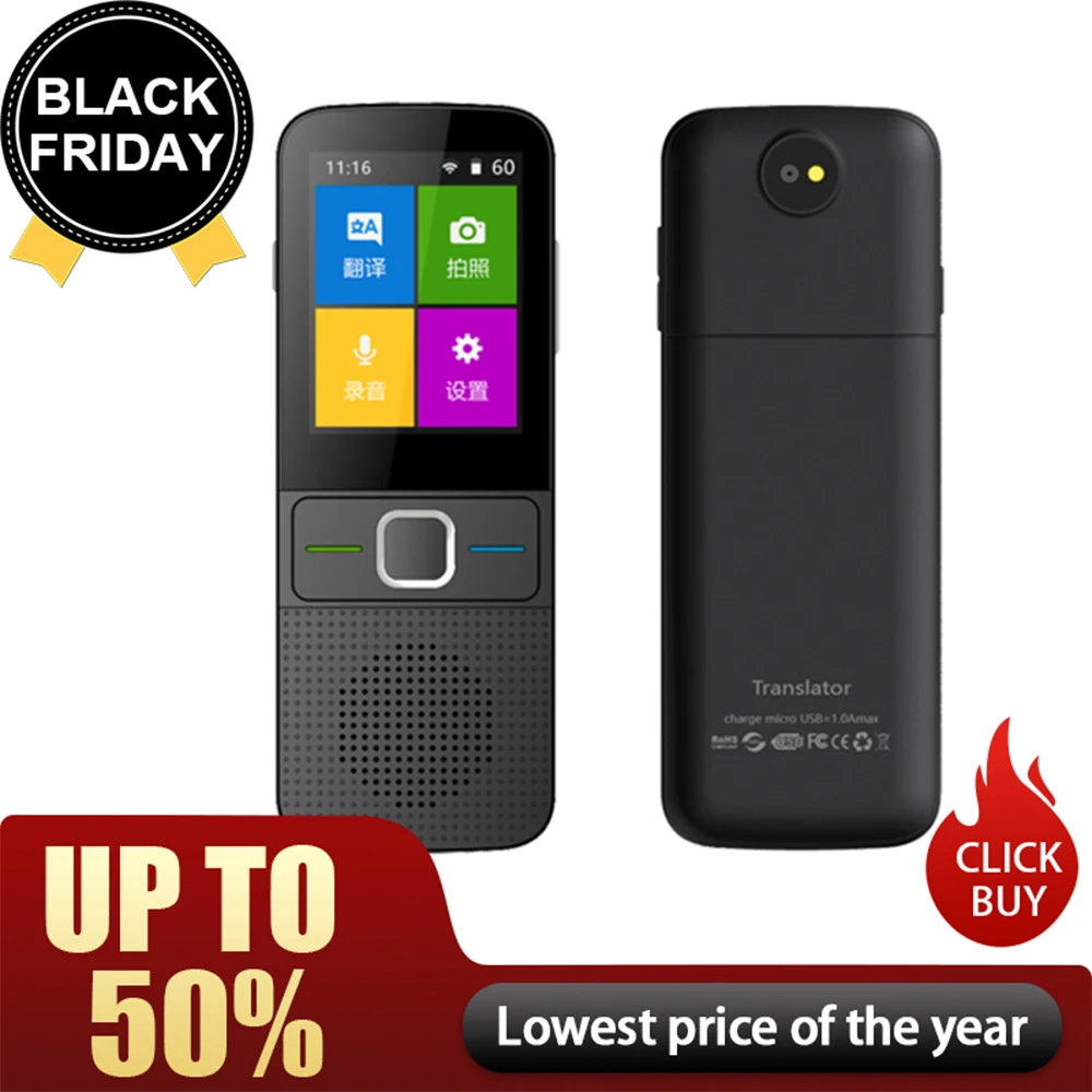 

Новый стиль 137, умный автономный переводчик, мгновенный переносной переводчик языков в режиме реального времени