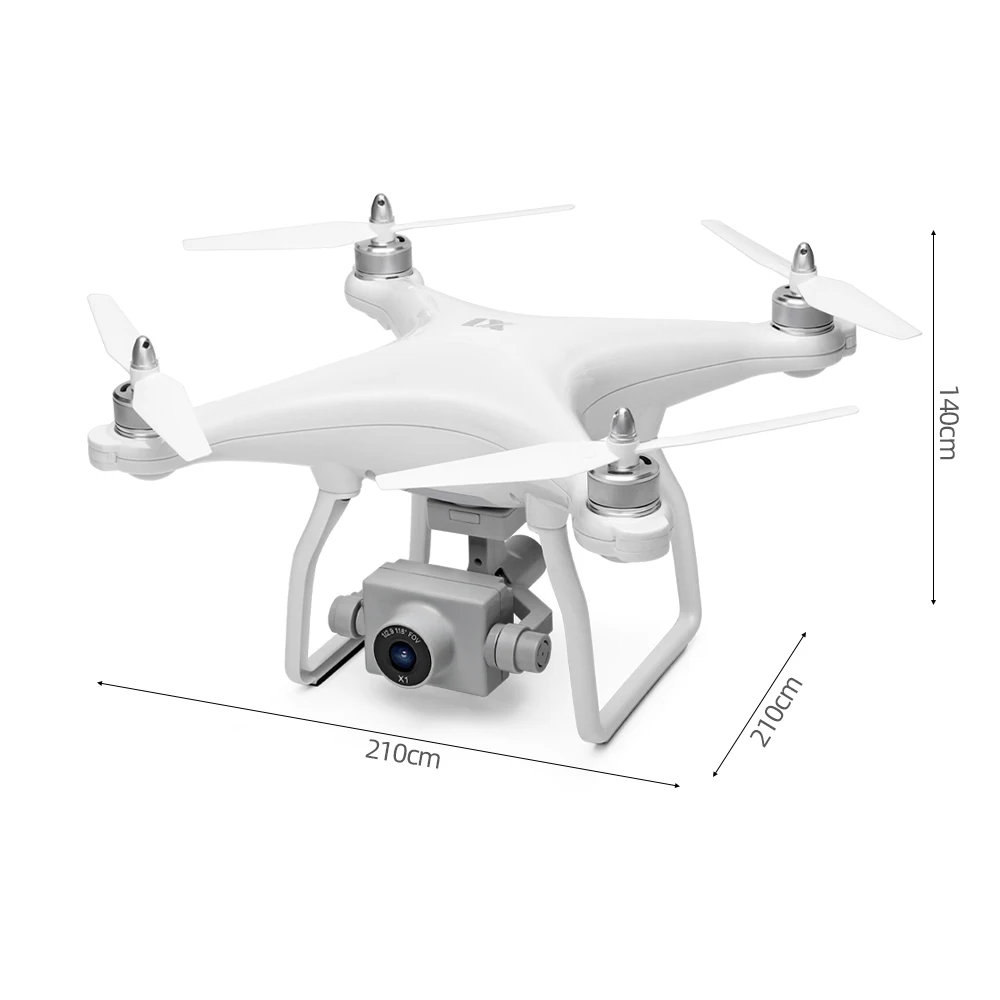Бесщеточный Радиоуправляемый Дрон WLtoys X1 Квадрокоптер GPS 5G Wi-Fi FPV 1080P HD камера Gesture