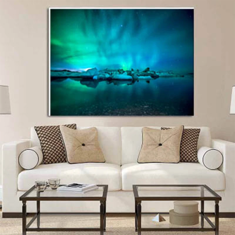 

Home Art High List Northern Lights Landscape Oil Painting Modern Decorative Painting