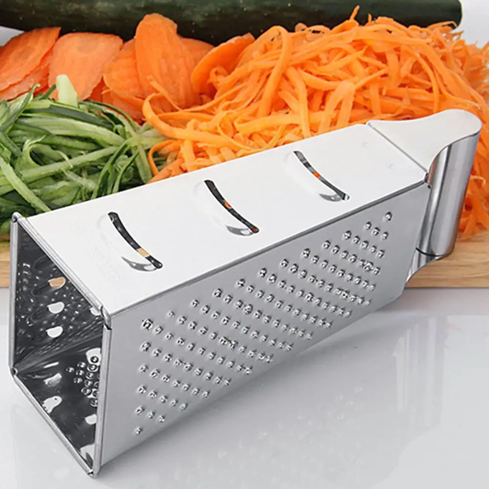 4 Sides Multifunction Stainless Steel Garlic Chopper Potato Vegetable Slicer Kitchen Dining Bar Tools Gadgets | Дом и сад