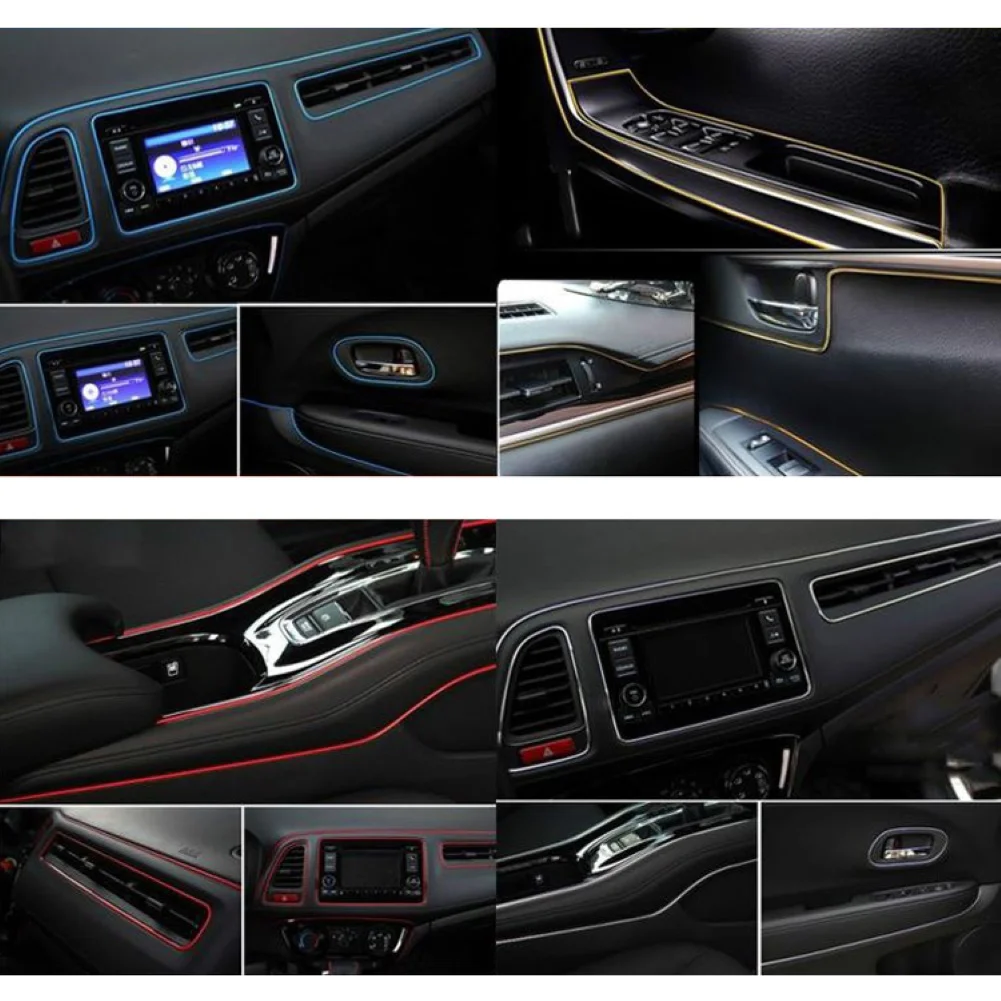 5m универсальный авто Интерьер Литье планки линии полосы Авто Дверной зазор