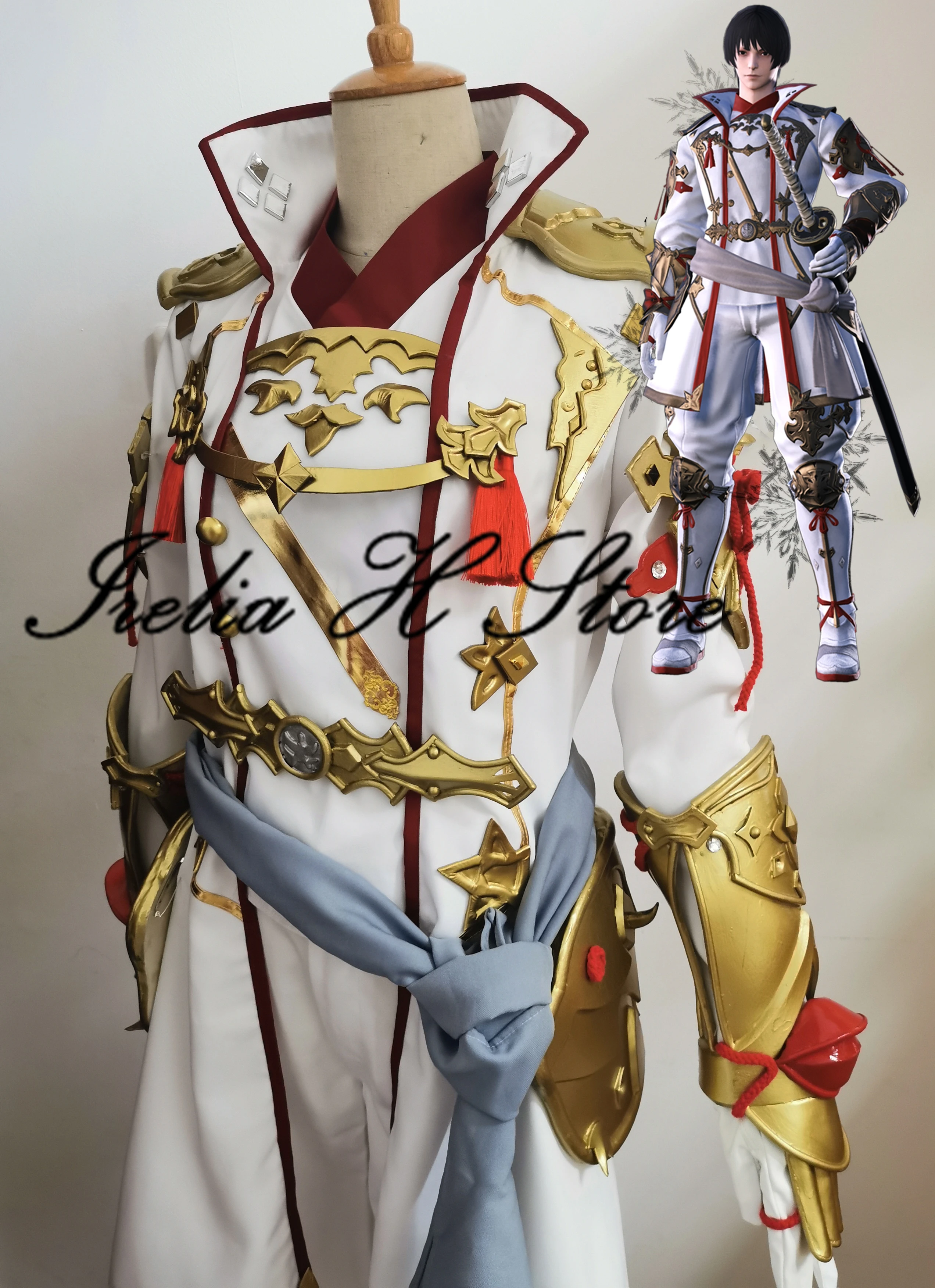 FF14 Костюм Final Fantasy XIV Asahi sas Брут карнавальный костюм изготовление под заказ с