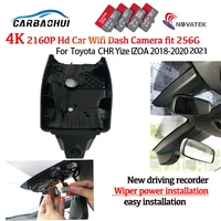 hd 4k 2160p plug and play car dvr wifi video recorder dash cam camera for toyota chr yize izoa 2017 2018 2019 2020 2021 ccd
