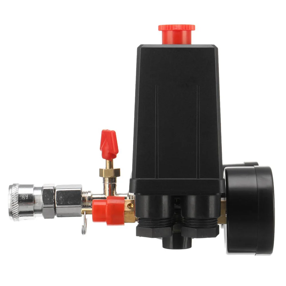 

Air Compressor Pressure Switch Control Valve Regulator Gauges 30-120PSI