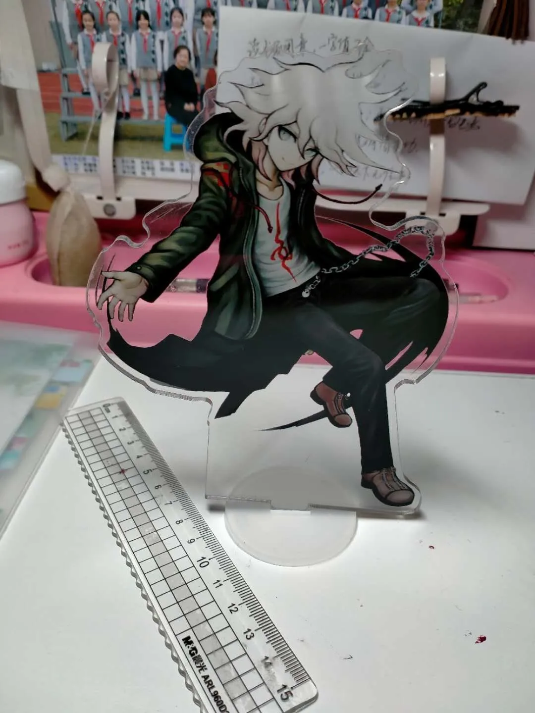 Dangan Ronpa Danganronpa V3 Figurine Acrylic asahina aoi Figure Anime Stand Model Plate Desk Decor Standing Sign | Украшения и