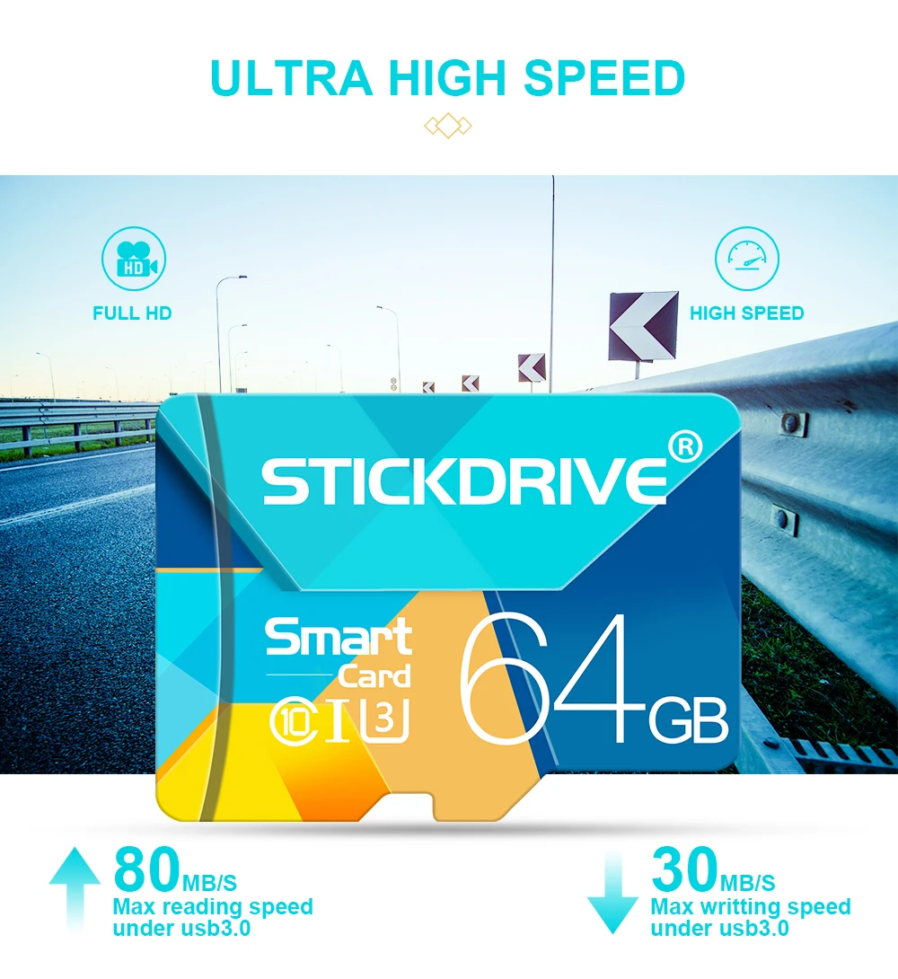 Micro SD карта памяти 8-128 ГБ класс 10 8-256 | Компьютеры и офис