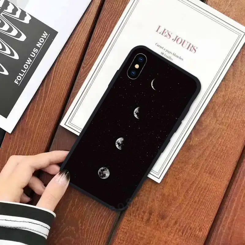 

moon Outer space Simplicity Phone Case for iPhone 11 12 mini pro XS MAX 8 7 6 6S Plus X 5S SE 2020 XR