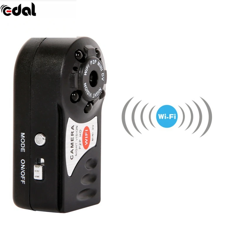 EDAL мини камера 480P Wifi DV DVR беспроводная IP камера Фирменная Новинка Мини видеокамера рекордер инфракрасное ночное видение маленькая камера