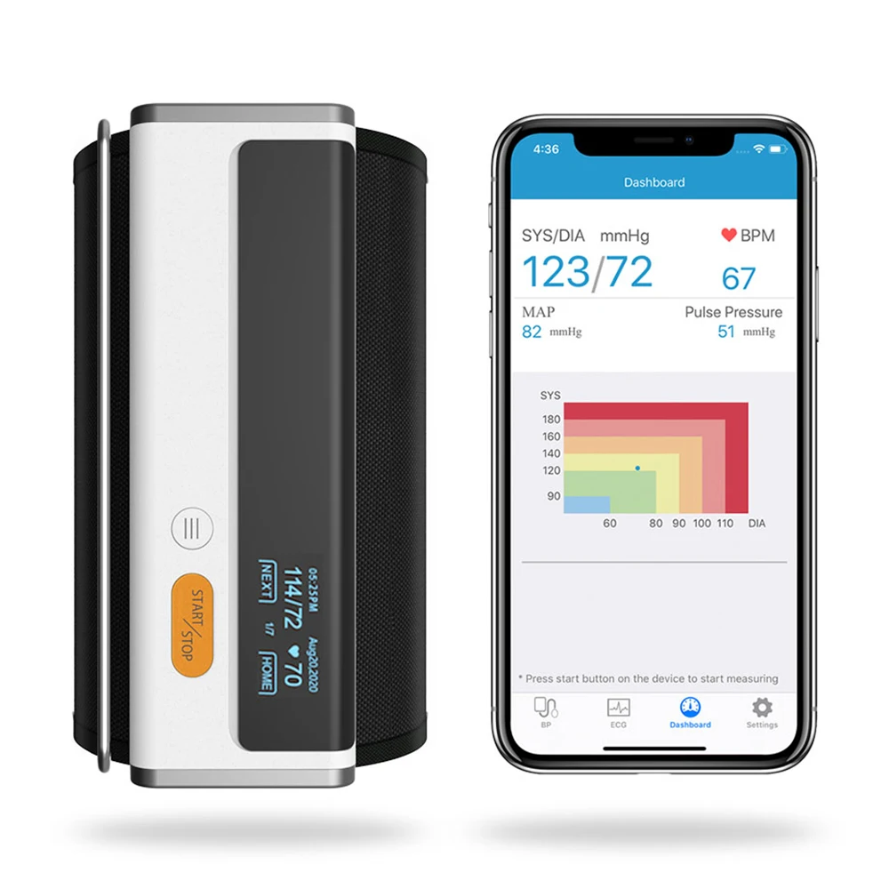 Прибор для измерения артериального давления Smart Armfit Plus устройство в верхней