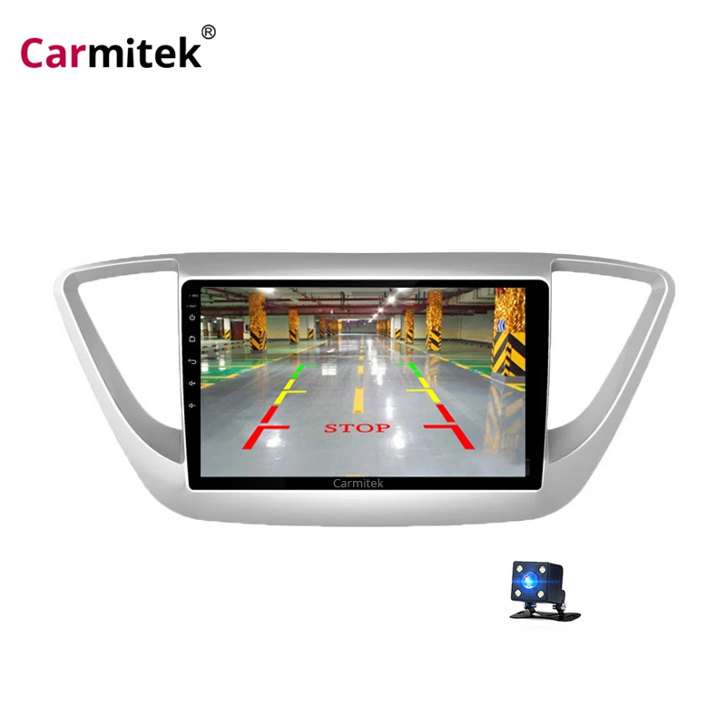 Carmitek Android 9 4G Car Radio Multimedia audio Player GPS Navigation For Hyundai Solaris Verna 2017 2018 2din no dvd | Автомобили и