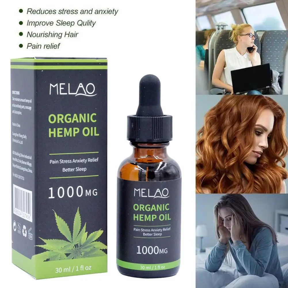 Органическое эфирное масло био-активное конопляное капли травяное уход за кожей