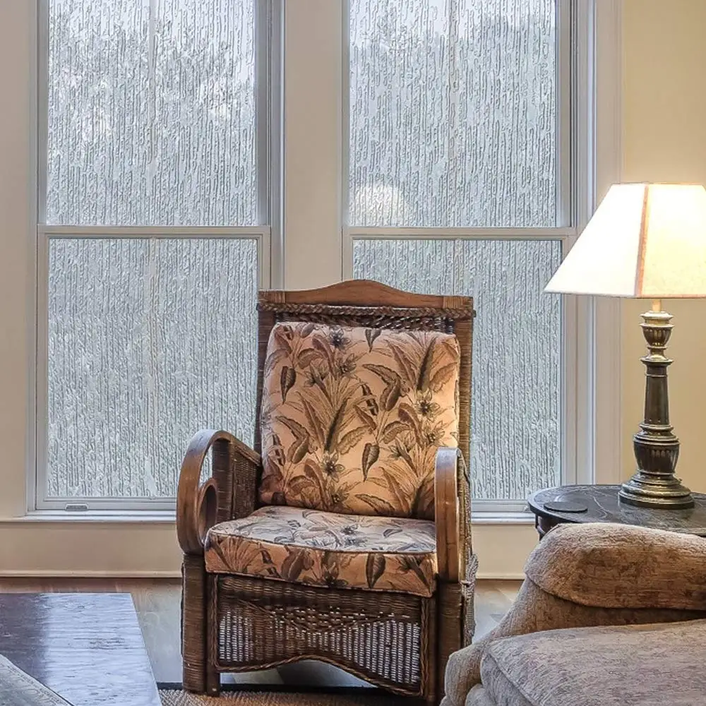 Funlife самоклеящаяся матовая оконная пленка Съемная статическая цепляющаяся декоративная стеклянная оконная наклейка без клея УФ-блокирующая стеклянная пленка
